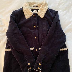 Barbour Corduroy Jacket with Sherpa Lining